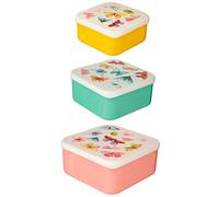 Puckator Set di 3 Contenitori per Alimenti - Farfalle