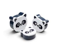 Puckator Set di 3 Contenitori per Alimenti M/L/XL - Panda - Adoramals