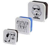 Puckator Set di 3 Contenitori per Alimenti, Scatole Porta Pranzo, Merenda - Piccolo, Medio e Grande - The Original Stormtrooper - Licenza Ufficiale