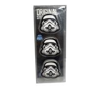 Puckator - Set di 3 Gomme Particolari da Cancellare per Scuola - L'Originale Stormtrooper - Cancelleria e Cartoleria per Bambini e Bambine