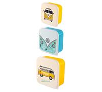 Puckator Set di 3 scatole per pranzo Volkswagen Van Bus Combi VW T1 Surf Adventure M/L/XL