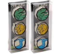 Puckator - Set di 6 Gomme Particolari da Cancellare per Scuola - Dinosauri - Dinosauria - Cancelleria e Cartoleria per Bambini