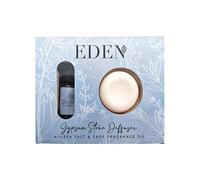 Puckator Set Diffusore di Aromi in Gesso e Olio Profumato - Sale Marino e Salvia - Eden