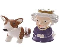 Puckator Set Sale E Pepe Regina Elisabetta E Cane Cagnolino Corgi