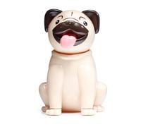 Puckator-FF137 Pug Carlino Pal-Decorazione ad Energia Solare, Medio, FF137