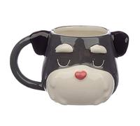 Puckator Tazza a forma di Testa di Cane Schnauzer - Dog Squad