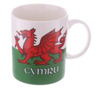 Puckator Tazza Caffè Galles Drago Gallese Cymru Porcellana 300ml