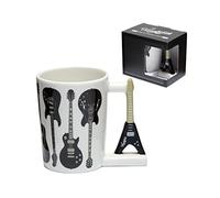 Puckator Tazza con Manico a Forma di Chitarra - Rock
