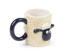 Puckator Tazza in ceramica Shaun le pecora - Accessori divertenti per la casa - simpatici regali per fidanzata - tazze grandi per uomini e donne - simpatici bicchieri - Regalo di Babbo Natale