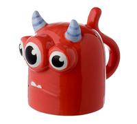 Puckator Tazza Sottosopra in Ceramica - Mostri - Rosso