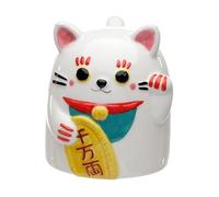 Puckator UMUG10, Tazza Sottosopra in Ceramica - Maneki Neko Gatto Portafortuna