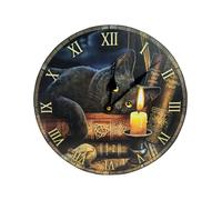 Puckator Witching Hour Cat Orologio Da Parete 30 x 30cm Nuovo In Scatola
