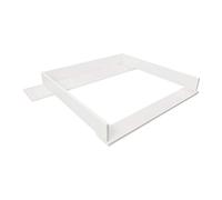 Puckdaddy Marius | compatibile con le cassettiere IKEA Hemnes ecc. | con rivestimento in legno MDF bianco | Premium con materiale di fissaggio