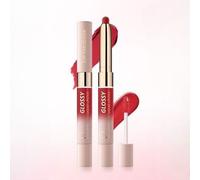 Pudaier - 2-in-1 Dual-Ended Lip Stick & Lip Gloss - 10 Colors 04# Spicy Girl - 4g