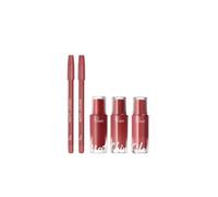 Pudaier - Lippie Says Kiss Kit - 2gx2+6.5gx3 - #04 Cotton coral