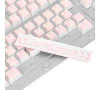 Pudding Keycaps, 129 Tasti PBT Set di Tasti a Due Colori con Strato Traslucido PBT a Due Colori per Stampaggio Ad Iniezione Tasti per Tastiera Fai da Te per Tastiere Meccaniche da Gioco(Rosa)
