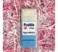 Puddle of Wax - Barretta di cera di soia Agua Mistica - 50 g - Profumo calmo e rilassante - Vegan Friendly - Prodotto nel Regno Unito
