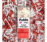 Puddle of Wax Barretta di cera di soia glassata alla mela caramella - 50 g - Profumo natalizio - Vegan Friendly - Made in the UK