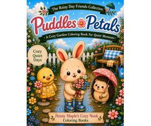 Puddles & Petals: A Cozy Garden Colouring Book for Quiet Moments