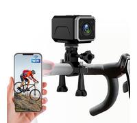 Pudet Luo Action Cam Moto WiFi, 4K Stabilizzazione Hotspot Telecamera Moto, Batteria da 8 Ore & Grandangolo da 140° Action Camera per Sport e Avventura