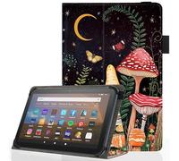 Pudiceva Custodia universale per tablet Android da 10 a 10,1 pollici, sottile, pieghevole, per tutti i tablet touchscreen da 9 a 10,5 pollici, con porta pennino, fungo