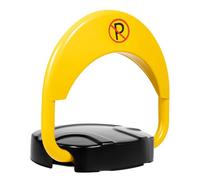 PUDLOR 1 blocco elettrico per parcheggio, palo pieghevole, con 2 telecomandi e 2 chiavi, 180°, sistema di allarme integrato per la gestione commerciale