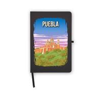 Puebla Mexico - Quaderno per le vacanze, pagine bianche, copertina in similpelle, agenda, diario, quaderno di lavoro