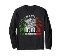 Puebla México Souvenir Mexican Travel Vacation Maglia a Manica