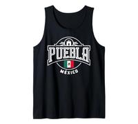Puebla Mexico Style City Mexico Flag Pride Canotta