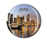 Puerto Madero Buenos Aires Argentina Calamita da frigorifero, souvenir da viaggio, idea regalo per la casa e la cucina