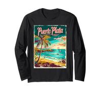 Puerto Plata Tropical Beach Paradise Fuga Maglia a Manica