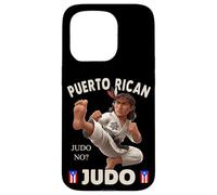 Puerto Rican Judo No? Taino Sun divertente Boricua Joke PR bandiera Custodia per iPhone 15 Pro