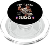 Puerto Rican Judo No? Taino Sun divertente Boricua Joke PR bandiera PopSockets PopGrip per MagSafe