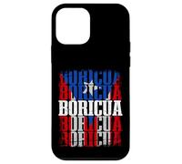 Puerto Rico Boricua Boricua Boricua Colori Bandiera Edition Custodia per iPhone 12 mini