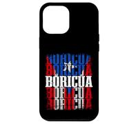 Puerto Rico Boricua Boricua Boricua Colori Bandiera Edition Custodia per iPhone 12 Pro Max