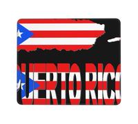 Puerto Rico Flag Art Mousepad Piccolo Tappetino per Mouse Comodo Mouse Pad per Ufficio Laptop Gaming 25X30Cm