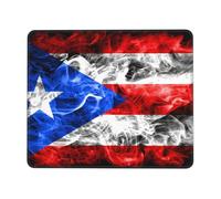 Puerto Rico Flag Art Pattern Tappetino per Mouse Portatile Mousepad Piccolo Tappetino Scrivania per Pc Accessori Scrivania Ufficio 25X30Cm