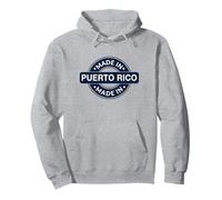 Puerto Rico Home - Made in Puerto Rico Funny Label - Classic Felpa con Cappuccio
