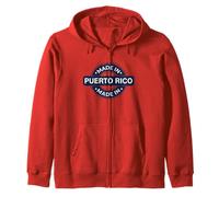 Puerto Rico Home - Made in Puerto Rico Funny Label - Classic Felpa con Cappuccio
