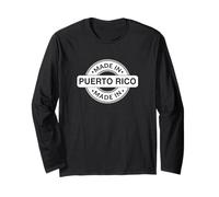 Puerto Rico Home - Made in Puerto Rico Funny Label - Classic Maglia a Manica