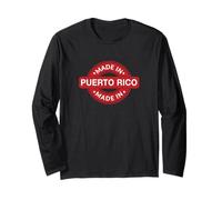 Puerto Rico Home - Made in Puerto Rico Funny Label - Classic Maglia a Manica
