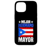 Puerto Rico Mejor Hermano Sindaco Messaggio in grassetto Custodia per iPhone 15