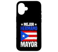 Puerto Rico Mejor Hermano Sindaco Messaggio in grassetto Custodia per iPhone 16