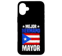 Puerto Rico Mejor Hermano Sindaco Messaggio in grassetto Custodia per iPhone 16 Plus