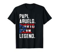 Puerto Rico Papi Abuelo Puerto Rico Leggenda per papà Maglietta