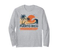 Puerto Rico Tropical Beach Sunset Maglia a Manica