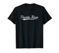 Puerto Rico Vintage Varsity Style Throwback Classic Design Maglietta