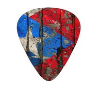 Puerto Rico Wallpaper Flag Print12 Accordatore per chitarra professionale per chitarra, basso e modalità di accordatura cromatica