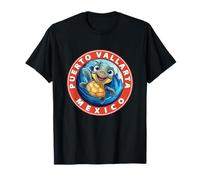 Puerto Vallarta Messico Sorridente Bambino Tartaruga Marina Souvenir Maglietta