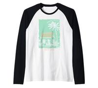 Puerto Vallarta Messico Souvenir Jalisco Vintage Beach Maglia con Maniche Raglan